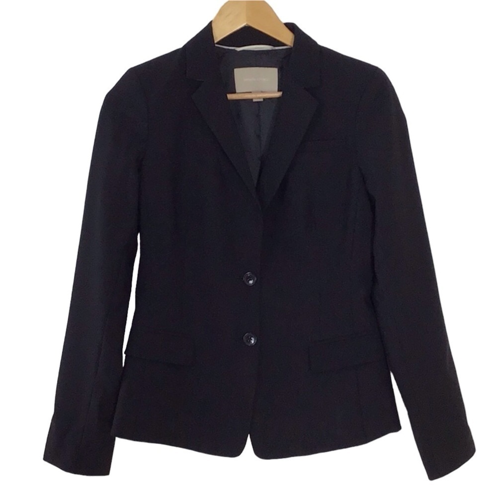 Banana Republic Black Wool Blazer Size 4
